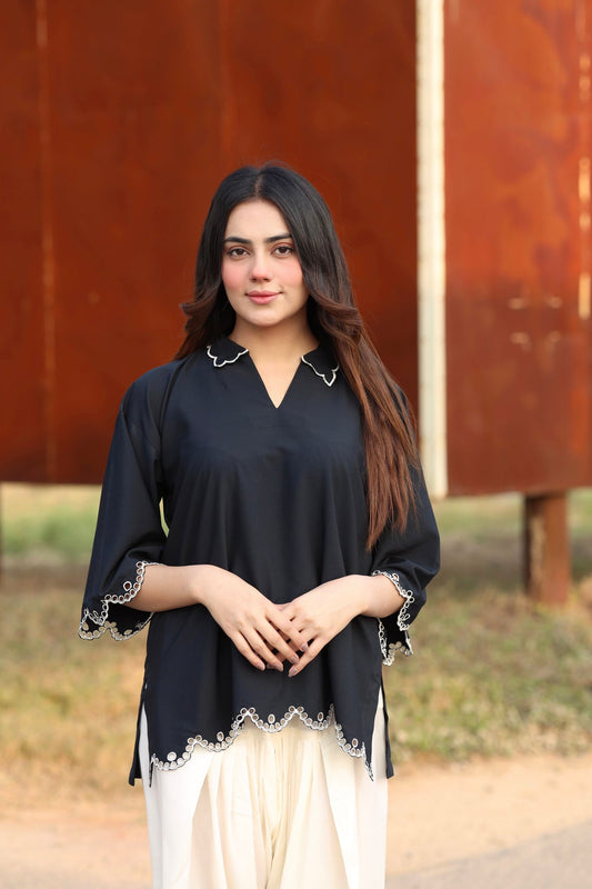 Zivaa Top And Farshi Salwar Set