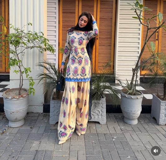 Nayab Top And Salwar Set
