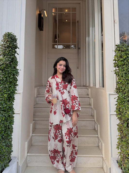 Julabi Muslin Printed Co-ord Set