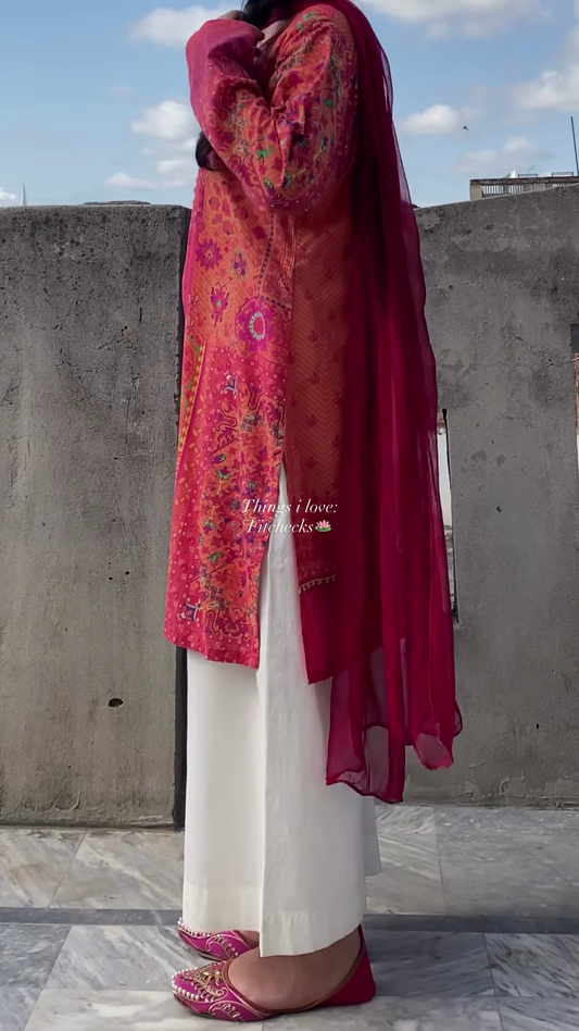 Gulbahar Winter Kurti Set