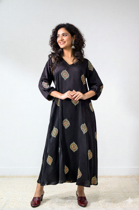 Ranni Ajrakh Dress