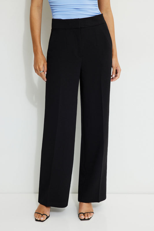 Assembly High Waisted Pleated Straight Leg Pants
