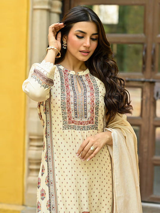 Doori Premium Muslin Kurti Set