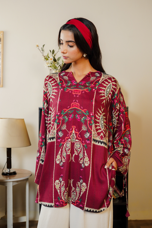 Anvi Printed Top