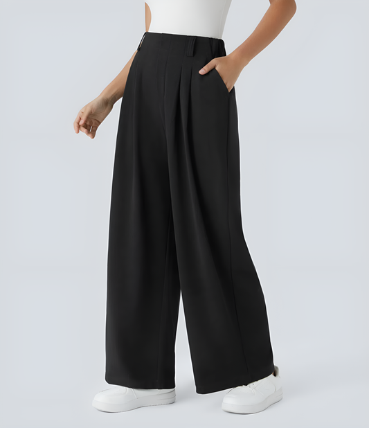 AirSense High Waisted Side Pocket Wide Leg Pants
