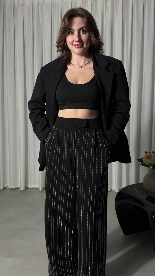 Adaah Luxe Siroski Work Trousers