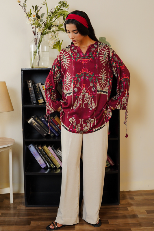 Anvi Printed Top