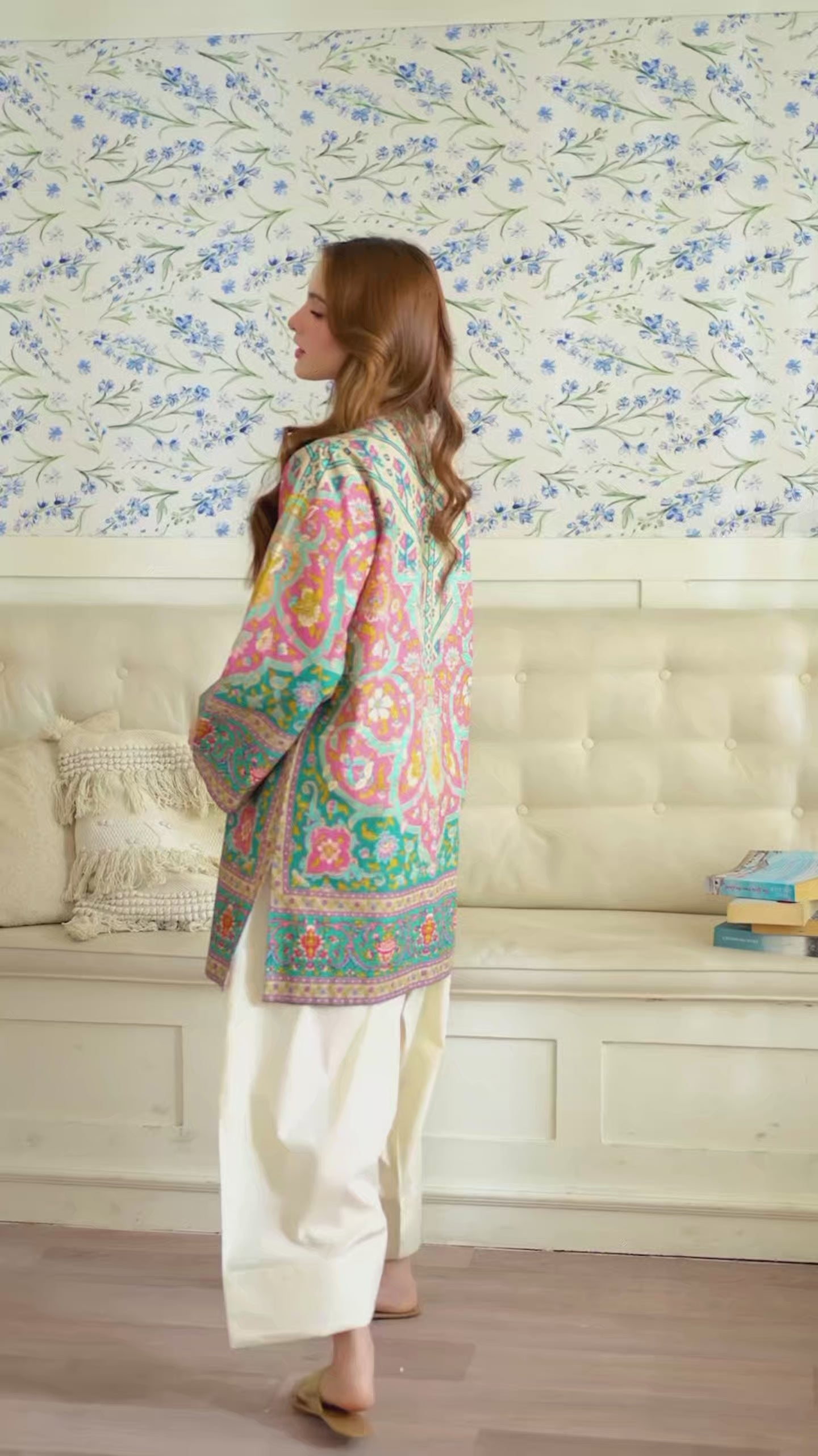 Saira Crepe Printed Cord Set