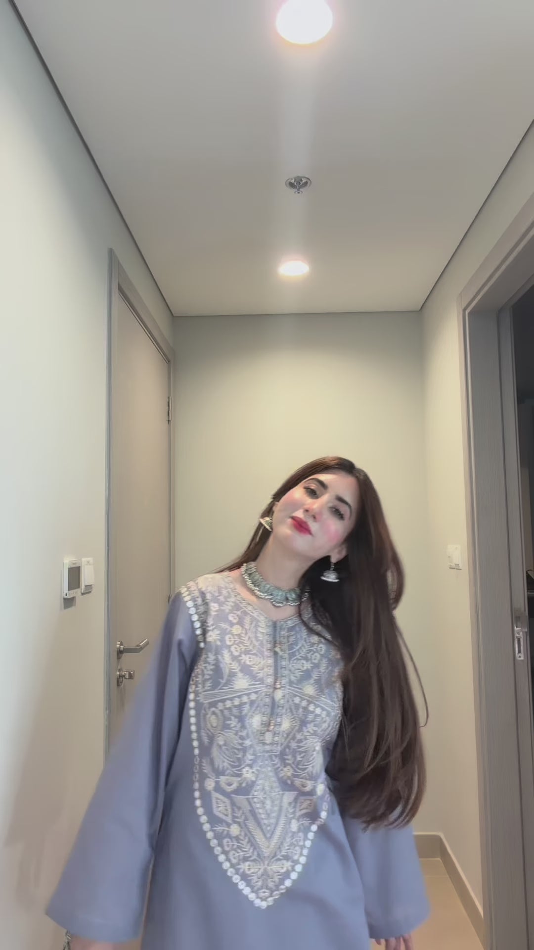 Sukoon Cotton Embroidered Cord Set