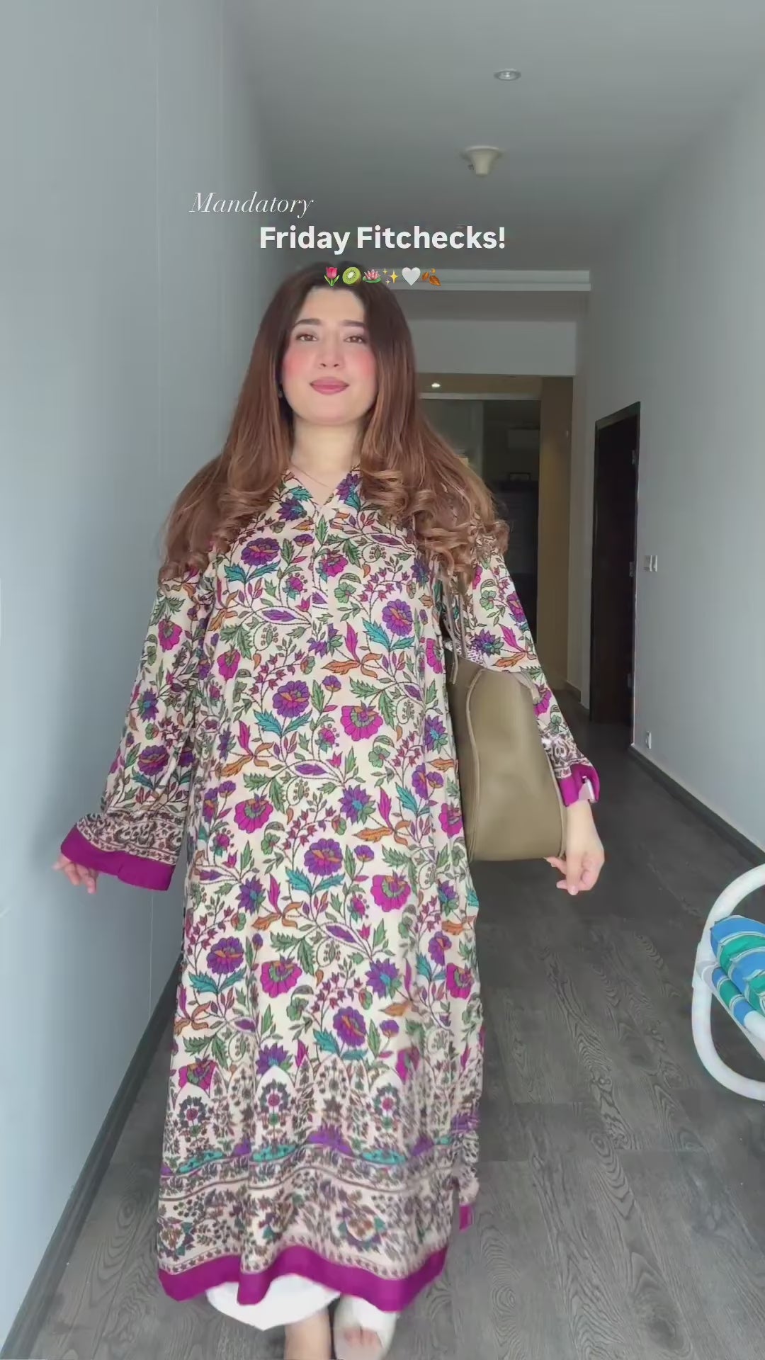 Tara Printed Muslin Kurti-Set